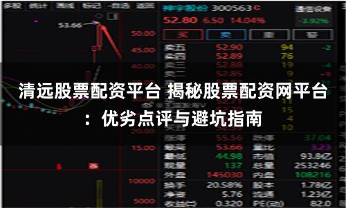 清远股票配资平台 揭秘股票配资网平台：优劣点评与避坑指南